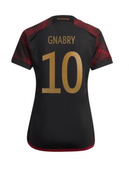 Billige Tyskland Serge Gnabry #10 Bortedrakt Dame VM 2022 Kortermet